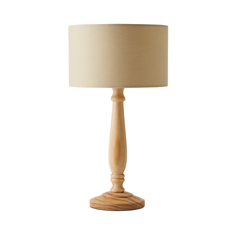 Annum Wood Table Lamp, No, Natural, Natural
