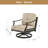 Tamarin Patio Aluminum Swivel Club Chairs With Sunbrella® Cushions