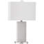 Lampe de table blanche 24 po Teri