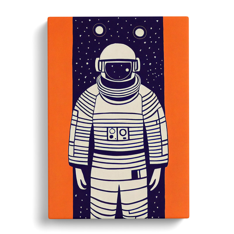Astronaut Pop Art No.7 - Wrapped Canvas, 60cm H x 40cm W x 3cm D