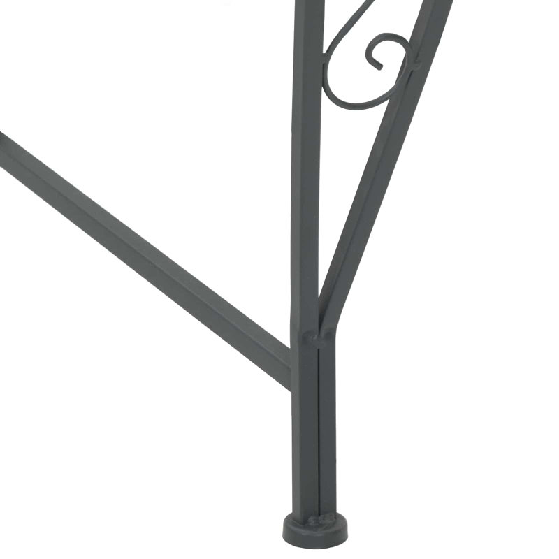 Outdoor Bench, Silver Grey