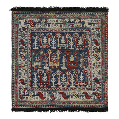 One-of-a-Kind Square 3'3" X 3'3" No Square Wool Area Rug