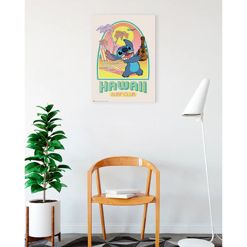  Officiellement sous licence - Hawaian Surf Club, affiche d'art 24 x 36 po - reproduction décorative - papier affiche - prêt à encadrer