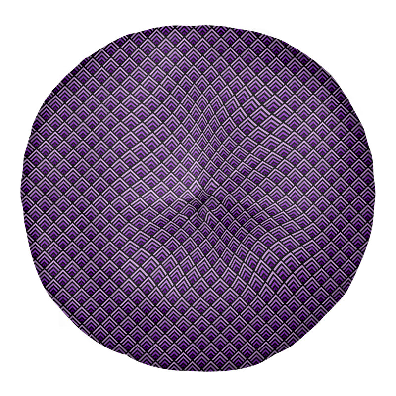 Coussin Katelyn Elizabeth, 30 po x 30 po, Noir / mauve