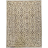 Hand-Knotted High-Quality Beige Area Rug
