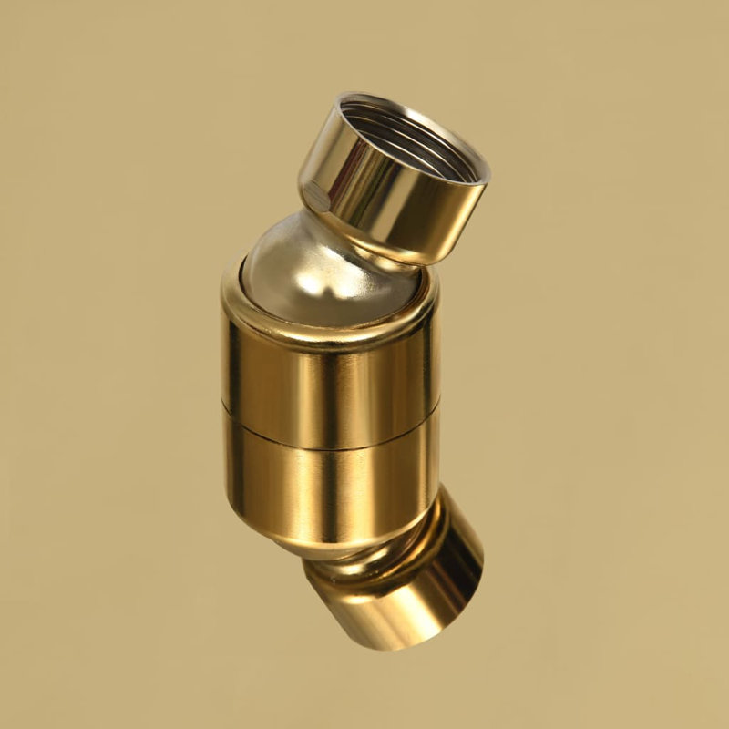 Julieth Rain Fixed Shower Head, Gold