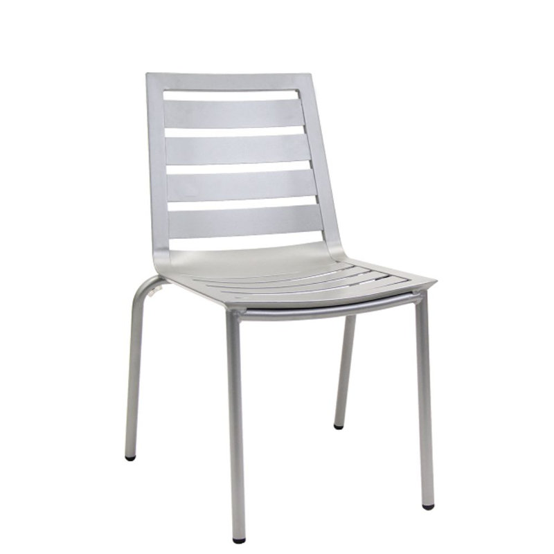 Chaise d'appoint empilable pour patio