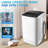 2.8 Cu.Ft Portable Washing Machine, 20Lbs Capacity Portable Washer With Drain Pump, 4 Wash Programs 4 Water Levels 3 Water Temperatures,Compact Washer Machine For Apartment, Dorm, Rvs