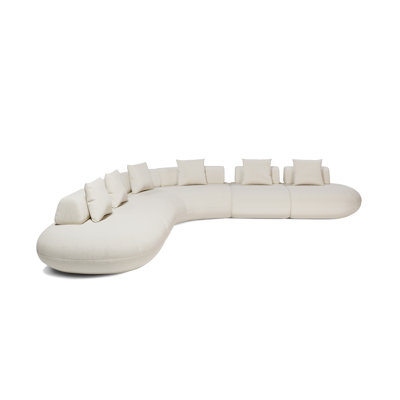 Dannita Modular Sofa 08 In Vainilla Bouclet