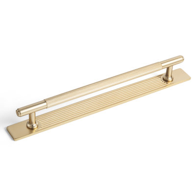 Striped Non-Slip Bar Pull Handle With Backplate(Gban)