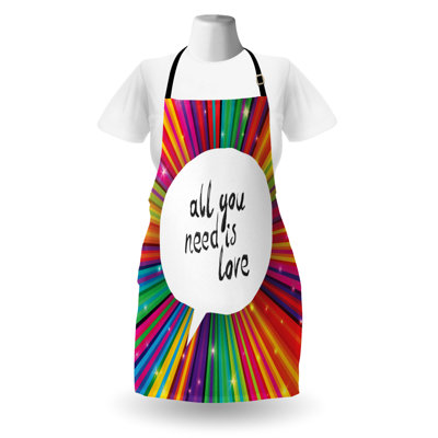 No Pattern Bib Apron
