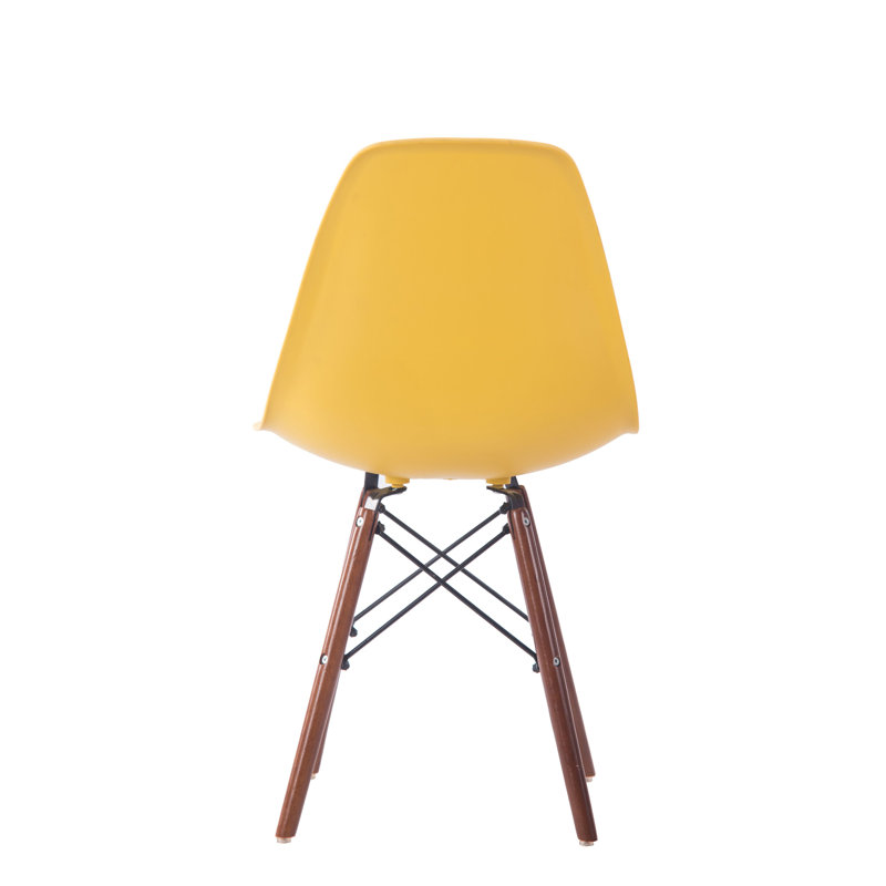 Chaise d'appoint Custer, Jaune, 4