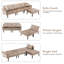 Canapé modulaire inclinable 6 pièces Giancontieri-88484138