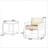 Garden Conversation Furniture Set,3 Piece Outdoor Bistro Set