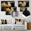 Rhododendron jaune et noir Midnight Bloom II - décoration murale rhododendron-397436289-435379097