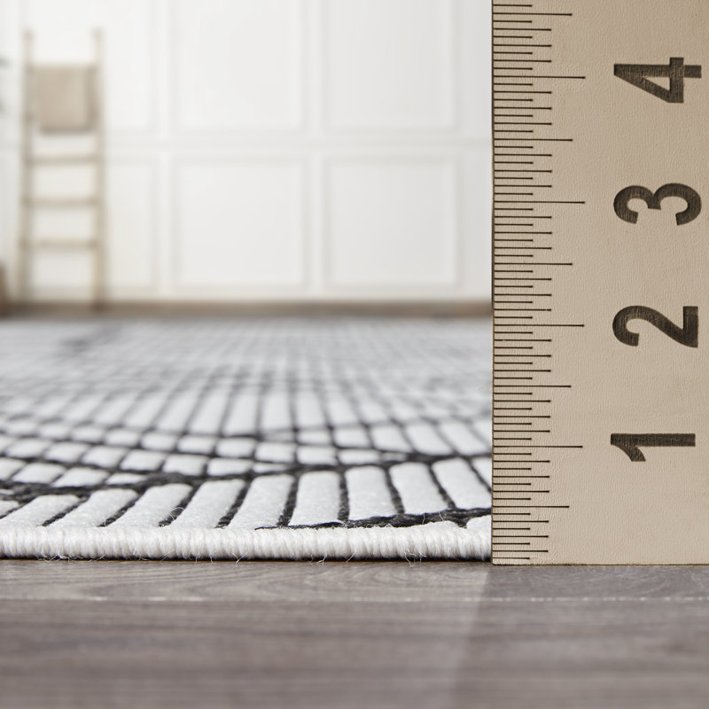 Tapis crème Annie-Jane Charske, Rectangle 9 pi 10 po x 12 pi 10 po