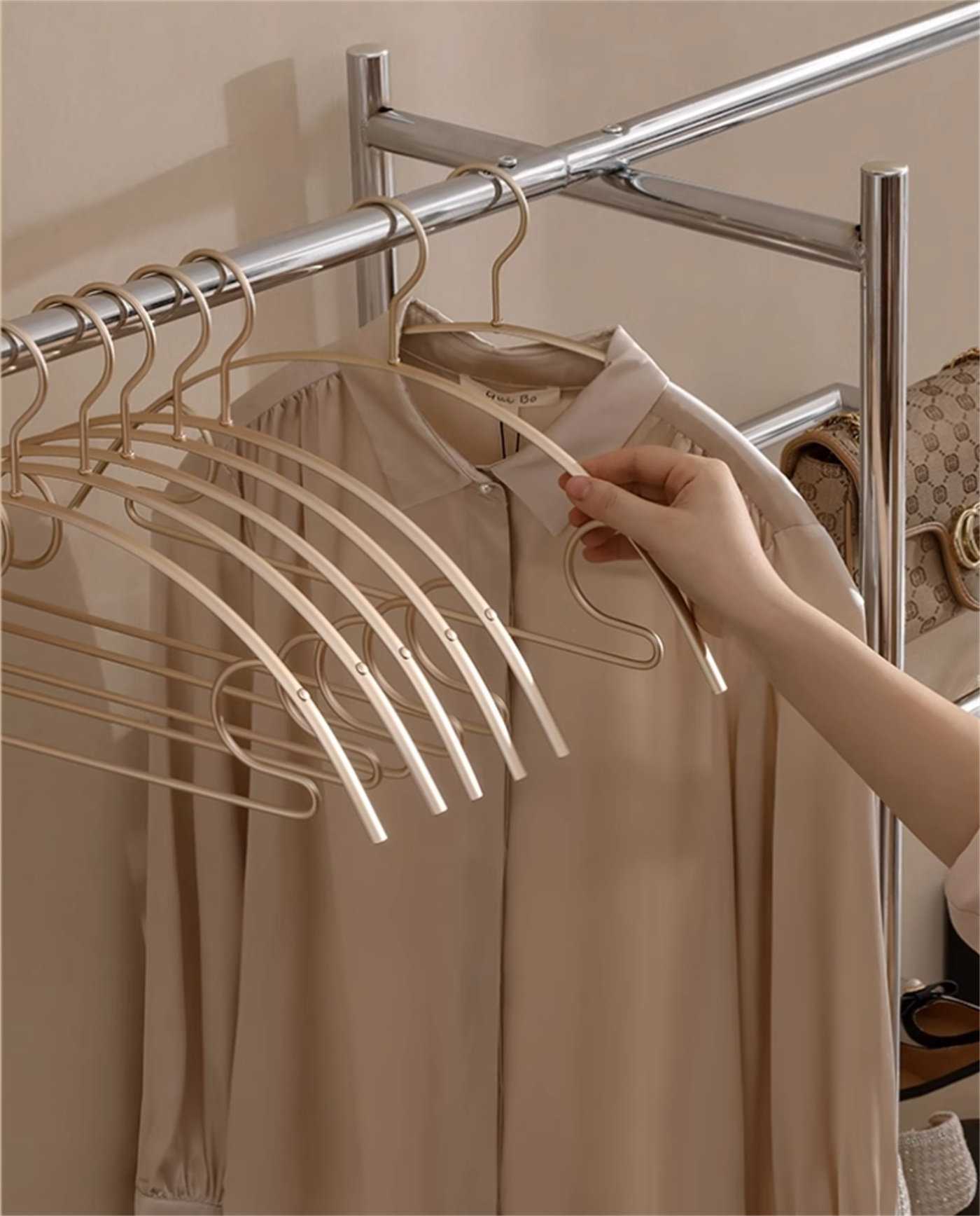 Rebrilliant Premium Aluminum Alloy Clothes Hanger | Wayfair