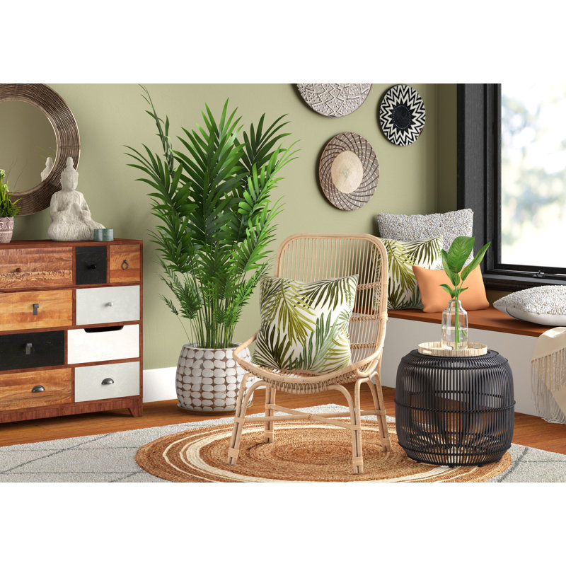 Pia Upholstered Accent Chair, Natural