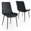 Chaise en polyuréthane avec pieds en métal-340404719