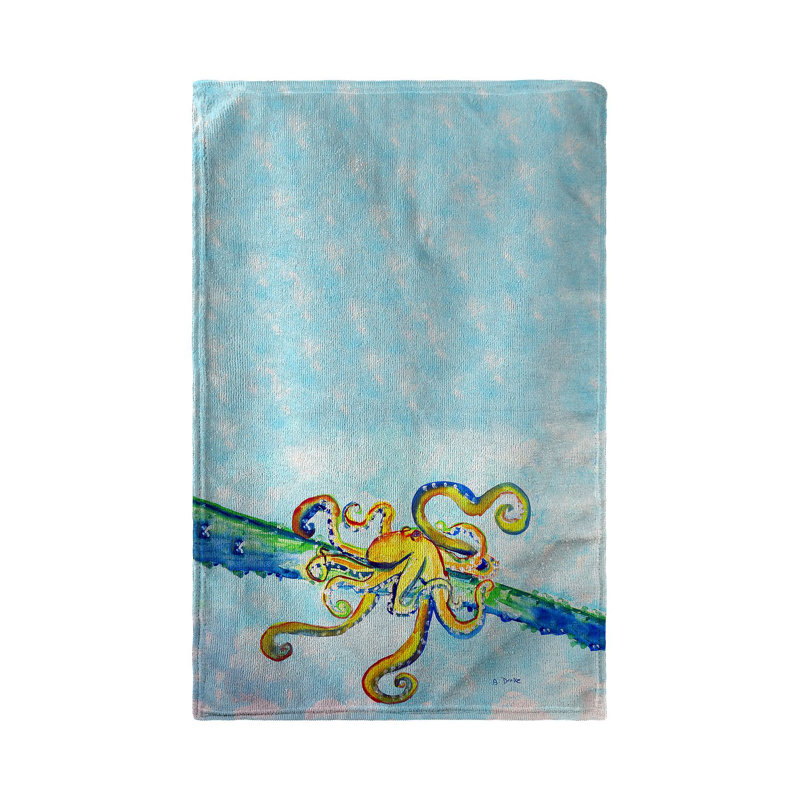 Serviette de thé en octopus fou