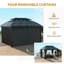 Hern 4m x 3m Aluminium Patio Gazebo-1411549209