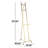 Chifor Metal Free Standing Adjustable Display Stand Easel with Chain Support-1297147820-1336257443