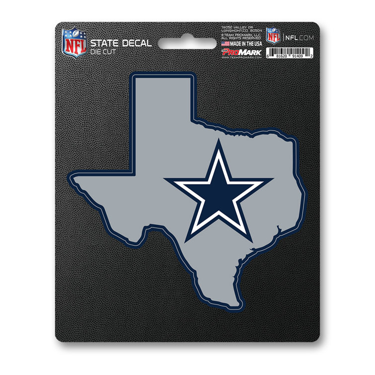 Dallas Cowboys 6'' x 6'' Logo Die-Cut Repositionable Vinyl Decal