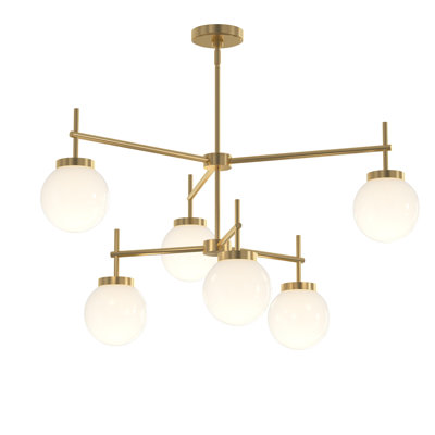Rigsby Six-Light Two-Tier Chandelier