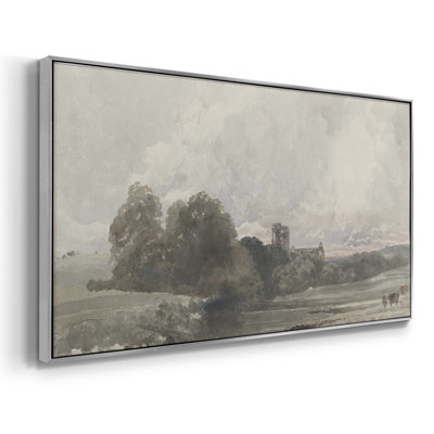 Paysage, série Dxxv, toile tendue avec châssis, prête à être accrochée