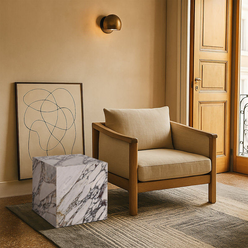Abarca End Table, Viola