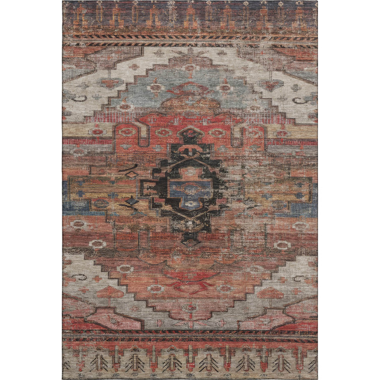 Premium Machine Washable Verlin AMF1776 Tribal Rug