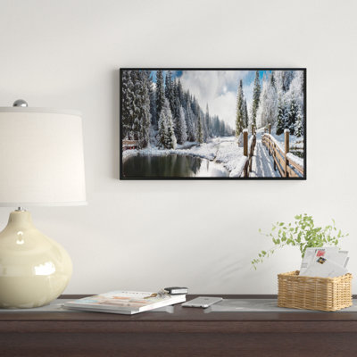 « winter matin panorama », photographie sur toile