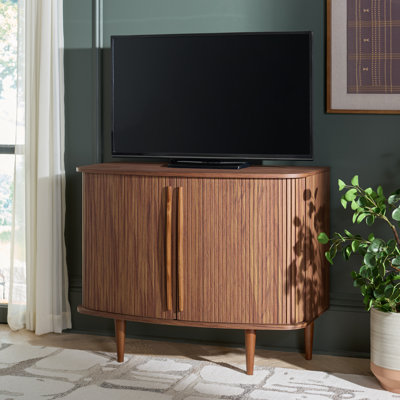 Sabby Tambour Door Compact Tv Stand by George Oliver