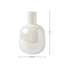 Vase en verre blanc iridescent pour petites fleurs Opaline-2121060333