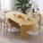 Oval Wood Dining Table Double Pedestal Kitchen Table-291841010-291840973
