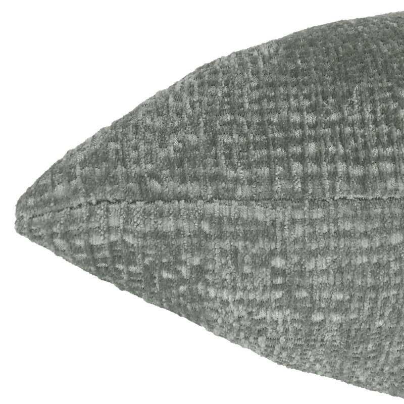 Kimia Feather Throw Pillow, Gray