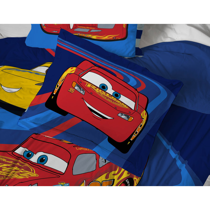 ENSEMBLE PIXAR CARS MCQUEEN & Dinco, Lit simple