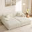 Bodhild 94.8" Feather-Filled Chenille Upholstered Sleeper Sofa-1874233827
