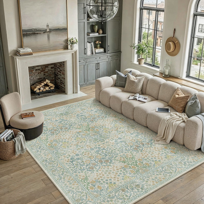 Tapis Rowan, Beige, Rectangle 8'6" x 11'6"