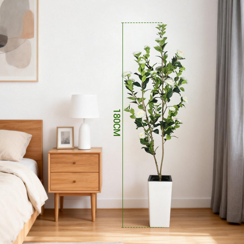 Plant, 180cm H x 30cm W, White