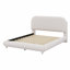 Lit plateforme tapissier, structure solide et design courbé élégant-865680642-865680652