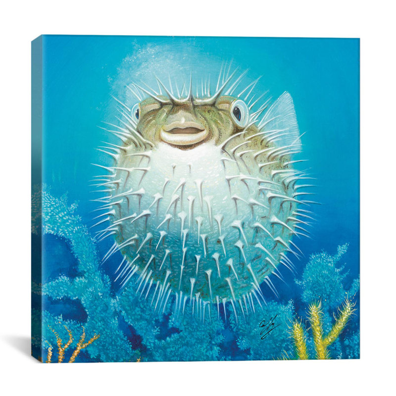 Gaskins Animals Canvas Art, 12" H x 12" W x 0.75" D, No Matte, Wrapped Canvas