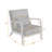 Jyrin Mid Century Upholstered Gray Corduroy Solid Wood Accent Chair with an Extra Pillow-1690814846-1690814840-1784596334