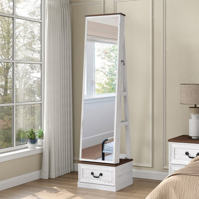 Armoire à bijoux autoportante avec tiroir