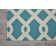 Easterly Geometric Blue/White Outdoor Area Rug