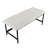 Bench in Black Metal and Faux Leather-283267863
