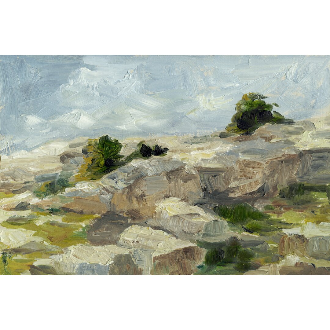 Leinwandbild Impasto Mountainside I von Ethan Harper