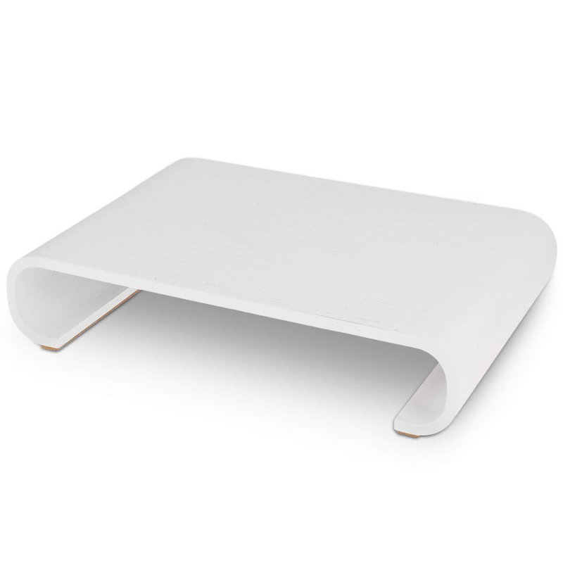 Kyzer Monitor Stand, White