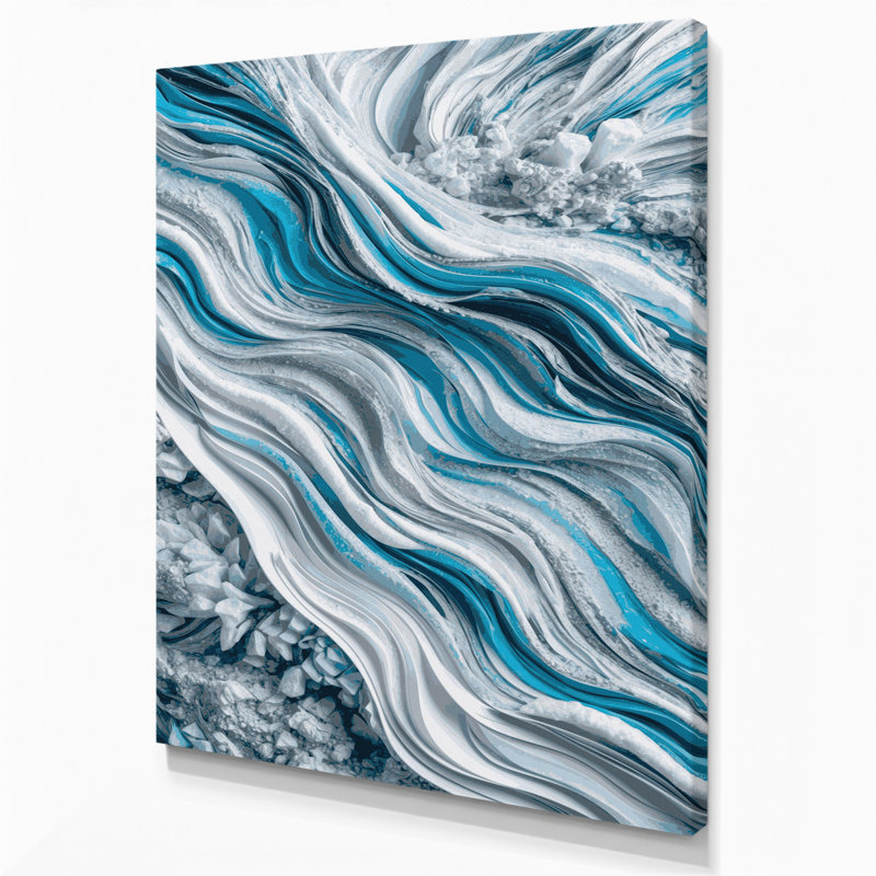 Art numérique sur toile 27 Abstraction numérique, H 11 po x l 14 po