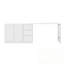 Hemel avec table extensible, portes doubles et 3 tiroirs-1192600658